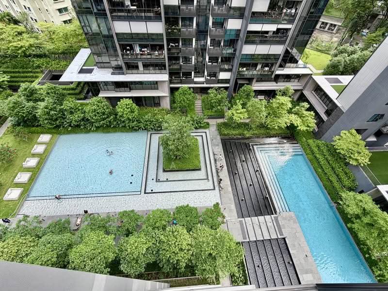 Leedon Green, 32 Leedon Heights, Tanglin / Holland / Bukit Timah, 2 Bedrooms, 700 sqft, Condominium For Sale, by Cara Loke, 24984526 - View from Balcony - PropertyGuru.com.sg