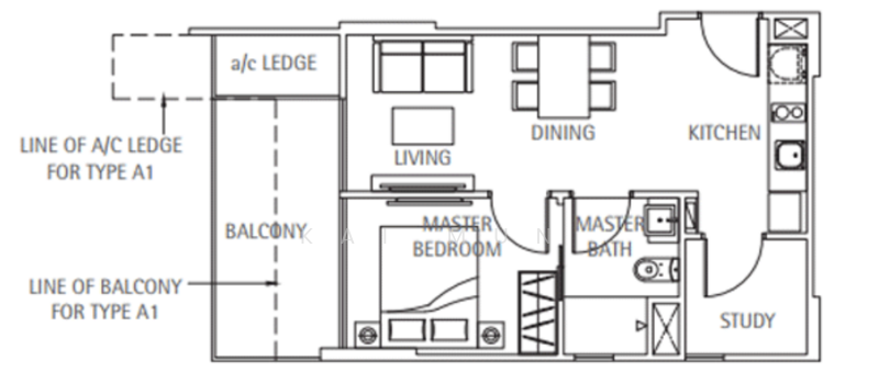 Rezi 26, 5 Lorong 26 Geylang, 2 Bedrooms, 495 sqft, Condominium For Rent, by Kai Mun, 24984865 - PropertyGuru.com.sg