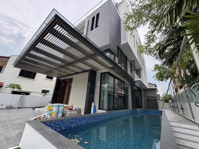 For Sale - Brand New & Freehold Bungalow, 5 levels with Lift, Basement entertainment hall with pool view