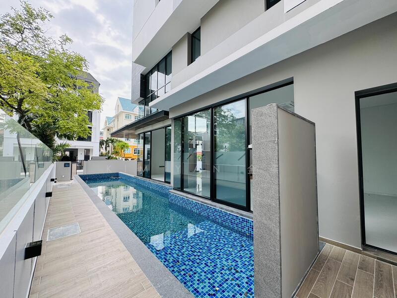 For Sale - Brand New & Freehold Bungalow, 5 levels with Lift, Basement entertainment hall with pool view