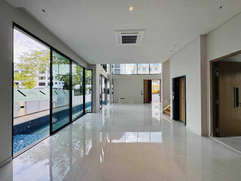 For Sale - Brand New & Freehold Bungalow, 5 levels with Lift, Basement entertainment hall with pool view