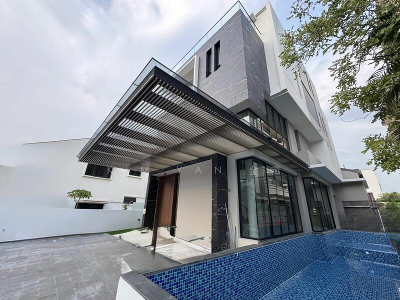 For Sale - Brand New & Freehold Bungalow, 5 levels with Lift, Basement entertainment hall with pool view