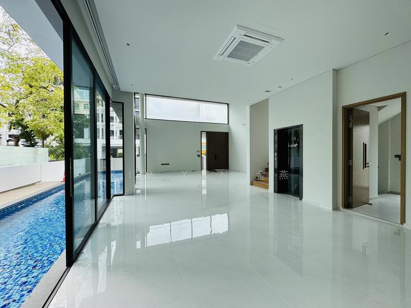 For Sale - Brand New & Freehold Bungalow, 5 levels with Lift, Basement entertainment hall with pool view