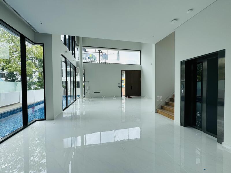 For Sale - Brand New & Freehold Bungalow, 5 levels with Lift, Basement entertainment hall with pool view