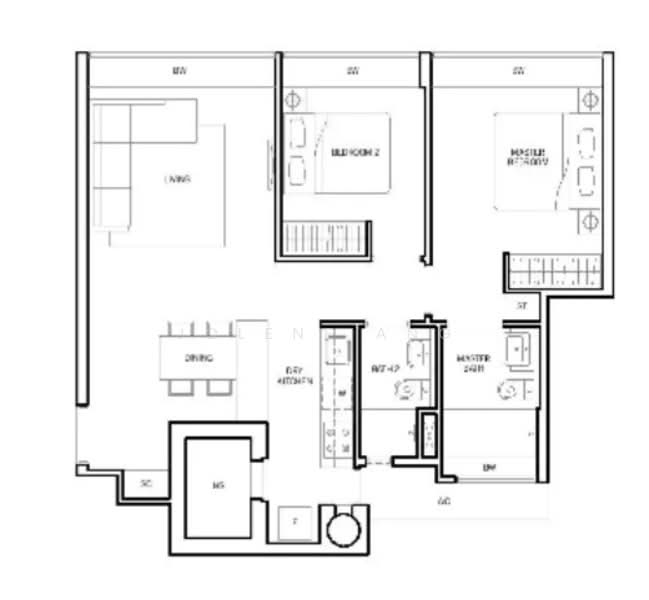 Flamingo Valley, 464 Siglap Road, 2 Bedrooms, 840 sqft, Condominium For Rent, by Jolene Ang, 24985853 - PropertyGuru.com.sg
