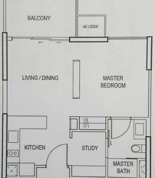 Parc Rosewood, 71 Rosewood Drive, 1 Bedroom, 500 sqft, Condominium For Rent, by Indu Shamugam, 24988187 - PropertyGuru.com.sg