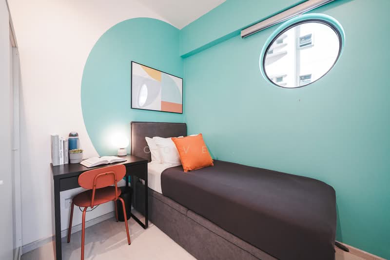 Boon Teck Apartments, 42 Boon Teck Road, Room Rental, 180 sqft, Apartment For Rent, by Cove, 24988958 - Black room - PropertyGuru.com.sg