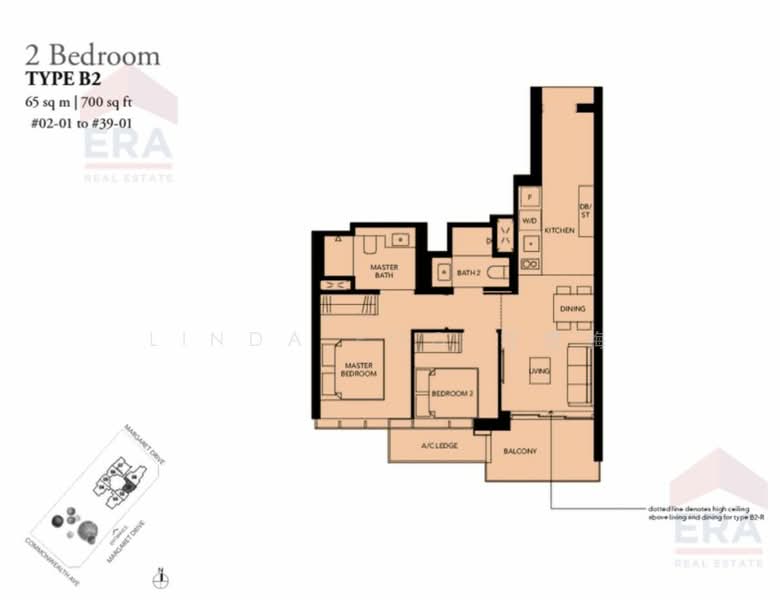 Margaret Ville, 20 Margaret Drive, 2 Bedrooms, 700 sqft, Condominium For Rent, by Linda Foo 符雪梅, 24990492 - PropertyGuru.com.sg