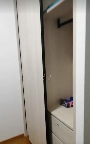 Wardrobe in room