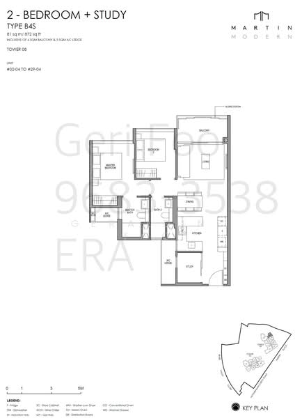 Martin Modern, 8 Martin Place, 2 Bedrooms, 872 sqft, Condominium For Sale, by Geraldine Foo, 25000404 - PropertyGuru.com.sg