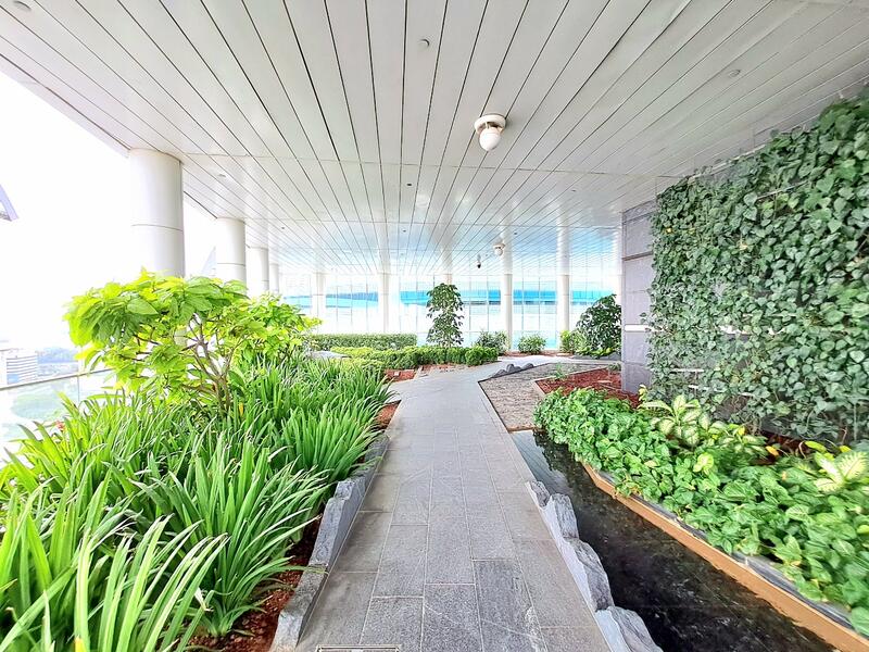 Fusionopolis, 1 Fusionopolis Way, 1,650 sqft, Business / Science Park For Rent, by Xue Ling 雪玲, 25000903 - Roof garden - CommercialGuru.com.sg