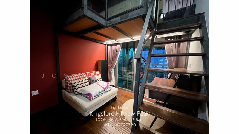 Kingsford Hillview Peak, 103 Hillview Rise, 3 Bedrooms, 1,076 sqft, Condominium For Rent, by Joshua Eswaran Veliappan, 25006965 - PropertyGuru.com.sg