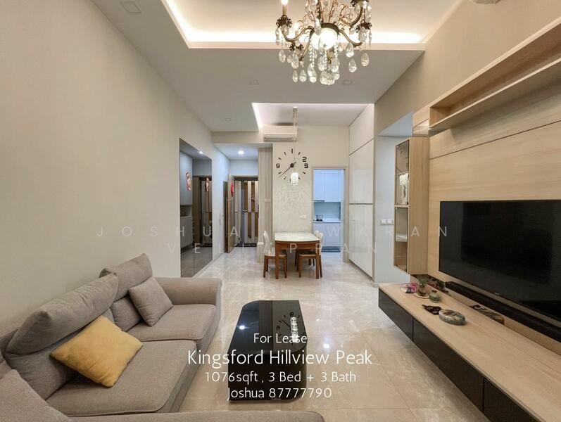 Kingsford Hillview Peak, 103 Hillview Rise, 3 Bedrooms, 1,076 sqft, Condominium For Rent, by Joshua Eswaran Veliappan, 25006965 - PropertyGuru.com.sg