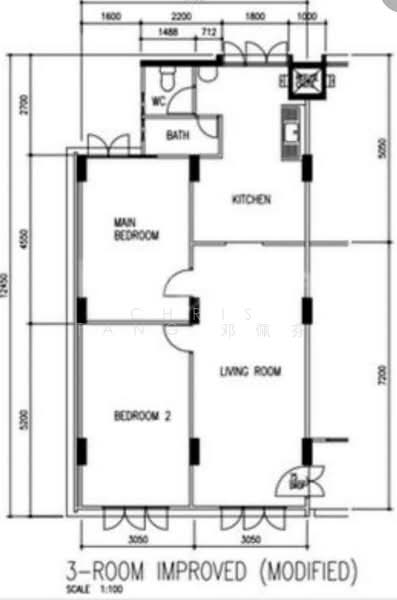 302 Serangoon Avenue 2, 302 Serangoon Avenue 2, 2 Bedrooms, 742 sqft, HDB Flat For Rent, by Chris Tang 邓佩芬, 25010818 - PropertyGuru.com.sg
