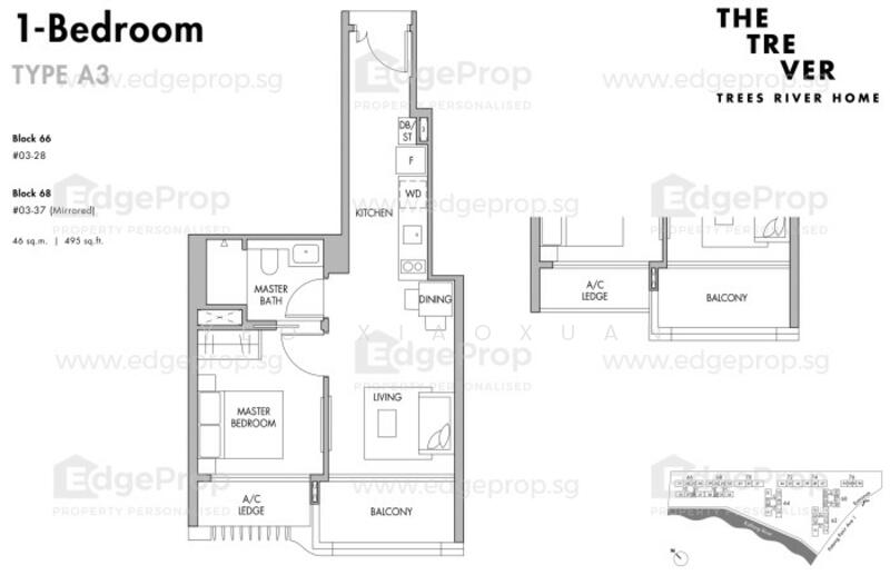The Tre Ver, 66 Potong Pasir Avenue 1, 1 Bedroom, 495 sqft, Condominium For Rent, by Yeo XiaoXuan, 25011358 - PropertyGuru.com.sg