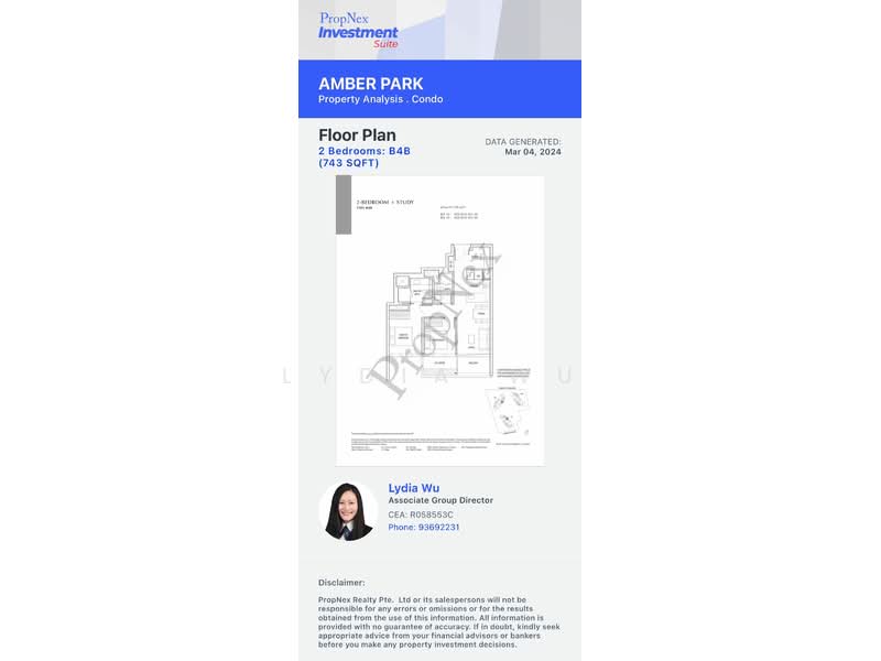 Amber Park, 14 Amber Gardens, 2 Bedrooms, 743 sqft, Condominium For Rent, by Lydia Wu, 25018401 - PropertyGuru.com.sg