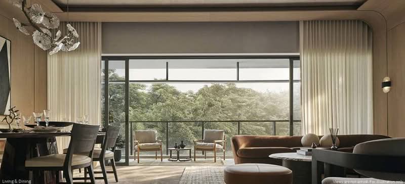 Watten House, 38 Shelford Road, 5 Bedrooms, 2,368 sqft, Condominium For Sale, by Jane Ang, 25019620 - Living and Dining  客厅与饭厅 - PropertyGuru.com.sg