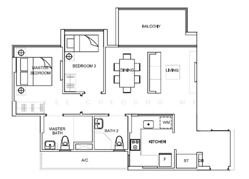 La Fiesta, 62 Sengkang Square, 2 Bedrooms, 732 sqft, Condominium For Rent, by Lee Cheoung We, 25024902 - PropertyGuru.com.sg