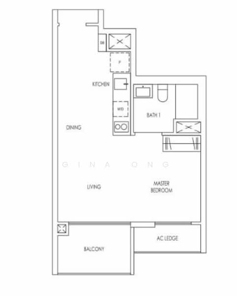 Treasure at Tampines, 57 Tampines Lane, 1 Bedroom, 463 sqft, Condominium For Rent, by Gina Ong, 25026055 - PropertyGuru.com.sg