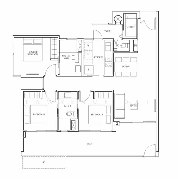 Bartley Ridge, 34 Mount Vernon Road, 3 Bedrooms, 1,227 sqft, Condominium For Rent, by Lawrence Dai, 25032829 - PropertyGuru.com.sg