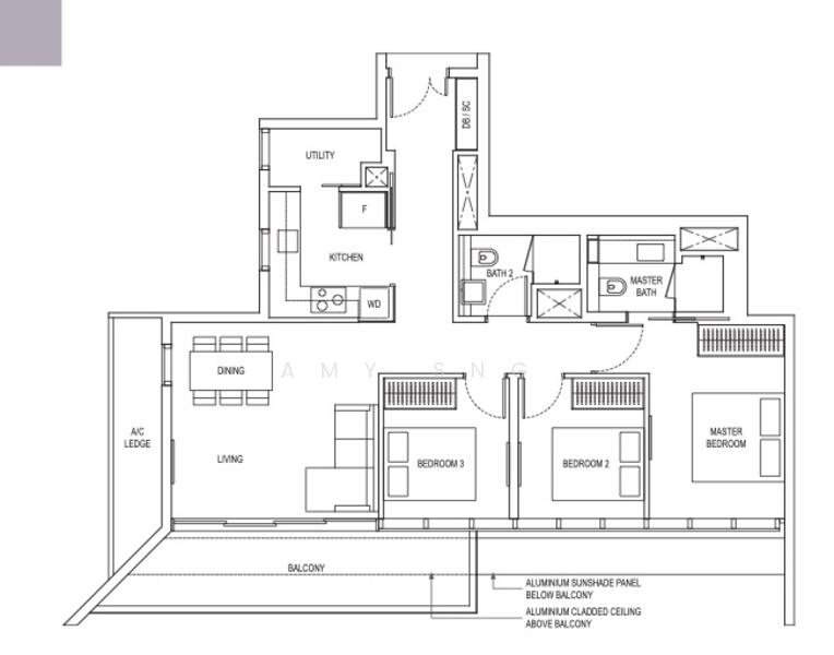 Amber Park, 18 Amber Gardens, East Coast / Marine Parade, 3 Bedrooms, 1,109 sqft, Condominium For Rent, by Amy Sng, 25034221 - PropertyGuru.com.sg