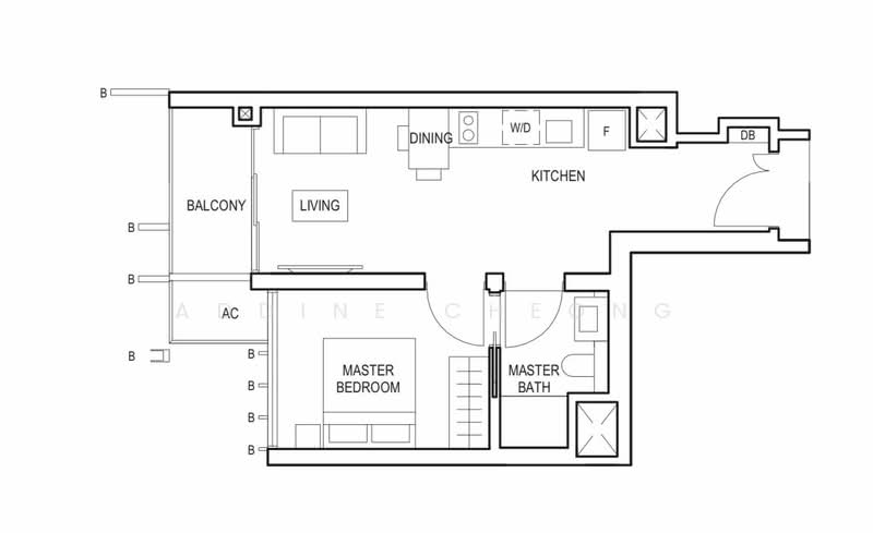 Midwood, 8 Hillview Rise, 1 Bedroom, 484 sqft, Condominium For Rent, by Addine Cheong, 25034507 - PropertyGuru.com.sg
