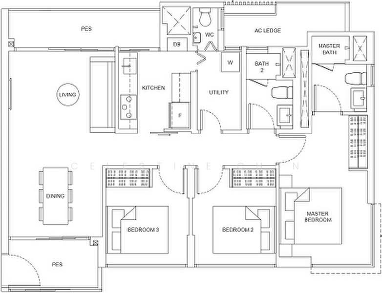 The Criterion, 11 Yishun Street 51, 3 Bedrooms, 1,023 sqft, Executive Condominium For Rent, by Celestine Chun, 25035544 - PropertyGuru.com.sg