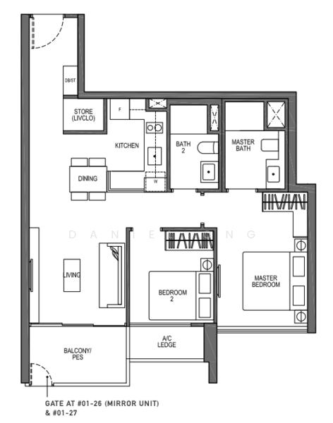 Seaside Residences, 18 Siglap Link, 2 Bedrooms, 786 sqft, Apartment For Rent, by Daniel Ong, 25036254 - PropertyGuru.com.sg