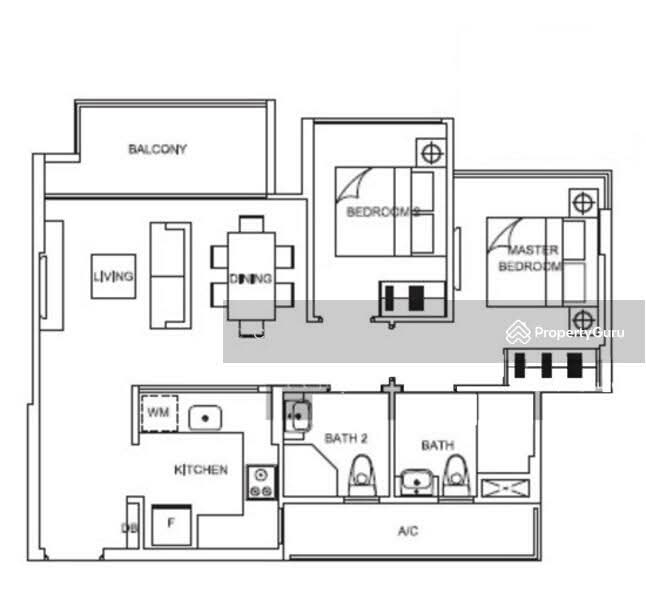 La Fiesta, 58 Sengkang Square, 2 Bedrooms, 732 sqft, Condominium For Rent, by CK Ang, 25038267 - PropertyGuru.com.sg