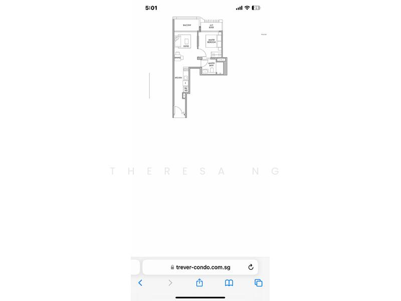 The Tre Ver, 60 Potong Pasir Avenue 1, 1 Bedroom, 495 sqft, Condominium For Rent, by Theresa Ng, 25053829 - PropertyGuru.com.sg