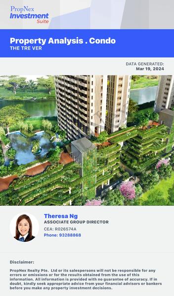 The Tre Ver, 60 Potong Pasir Avenue 1, 1 Bedroom, 495 sqft, Condominium For Rent, by Theresa Ng, 25053829 - PropertyGuru.com.sg