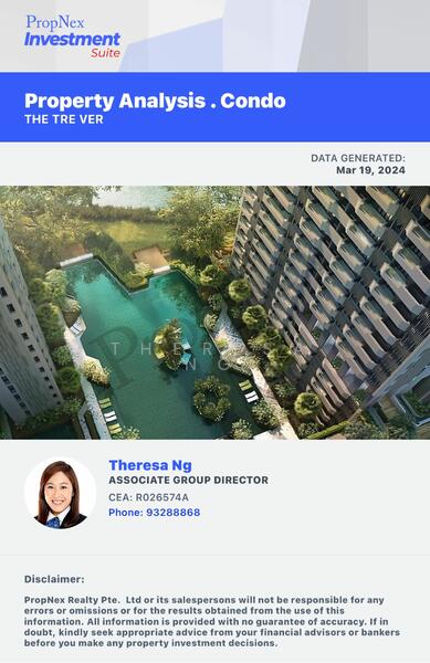 The Tre Ver, 60 Potong Pasir Avenue 1, 1 Bedroom, 495 sqft, Condominium For Rent, by Theresa Ng, 25053829 - PropertyGuru.com.sg
