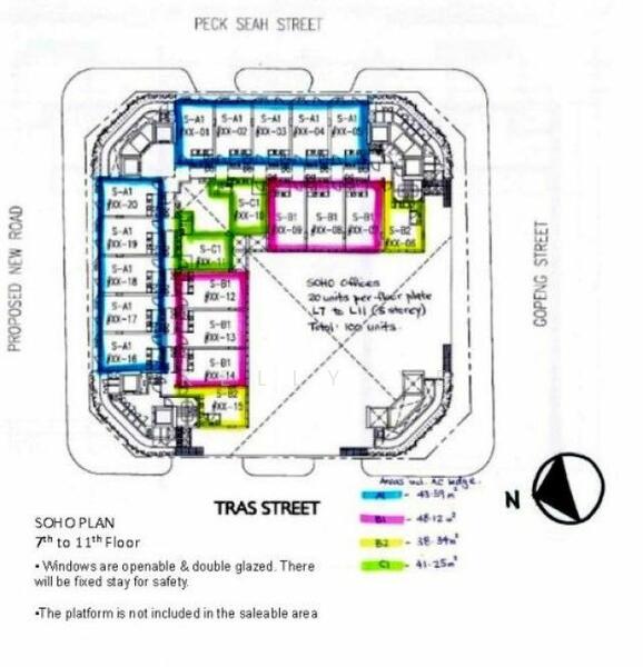 PS100, 100 PECK SEAH STREET, Chinatown / Tanjong Pagar, 410 sqft, Office For Sale, by Kelly Ye, 25054792 - CommercialGuru.com.sg