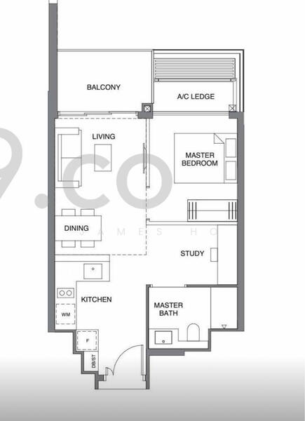 Leedon Green, 38 Leedon Heights, 1 Bedroom, 538 sqft, Condominium For Rent, by James Ho, 25056135 - PropertyGuru.com.sg