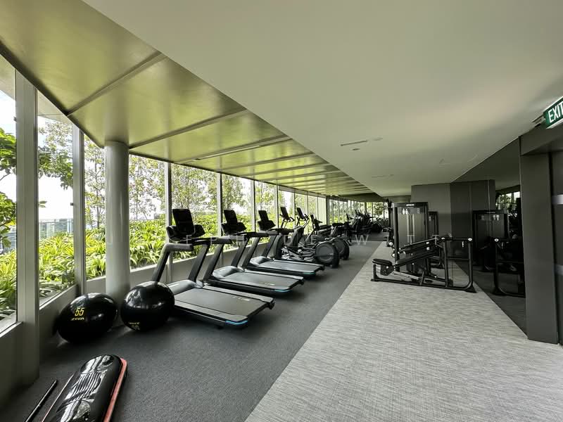 Amber Park, 18 Amber Gardens, 2 Bedrooms, 743 sqft, Condominium For Rent, by Joseph de Witt, 25056166 - Gym on level 22 Stratosphere  - PropertyGuru.com.sg