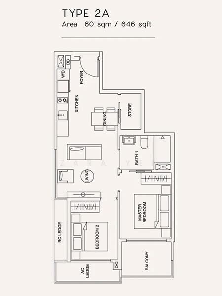 Urban Treasures, 205 Jalan Eunos, Eunos / Geylang / Paya Lebar, 2 Bedrooms, 646 sqft, Condominium For Rent, by Zara Yee, 25061645 - PropertyGuru.com.sg