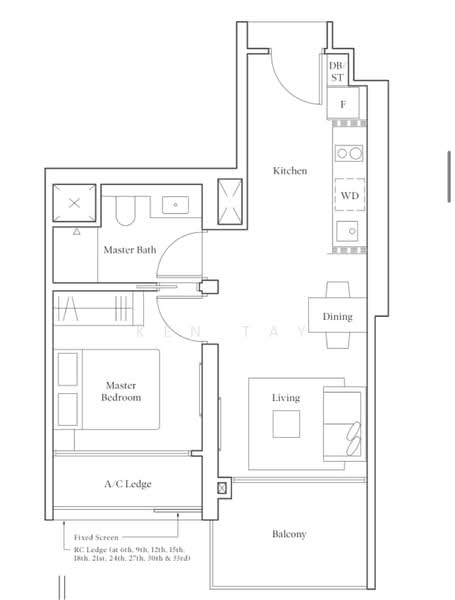 Avenue South Residence, 1 Silat Avenue, 1 Bedroom, 527 sqft, Apartment For Rent, by Ken Tay, 25064284 - PropertyGuru.com.sg