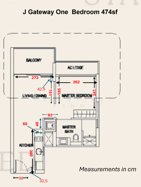 J Gateway, 2 Gateway Drive, 1 Bedroom, 474 sqft, Condominium For Rent, by Christine Kang, 25066473 - PropertyGuru.com.sg