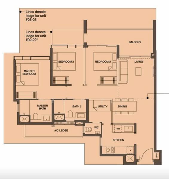 Leedon Green, 26 Leedon Heights, 3 Bedrooms, 1,044 sqft, Condominium For Rent, by David Yeo, 25067264 - PropertyGuru.com.sg