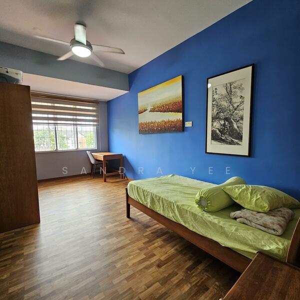 Level 2-Room 2: Huge room to accommodate 2 super single beds & tables