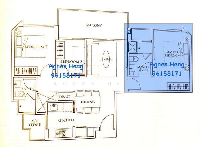 Kovan Regency, 38 Kovan Rise, Room Rental, 165 sqft, Condominium For Rent, by Agnes Heng, 25078867 - PropertyGuru.com.sg