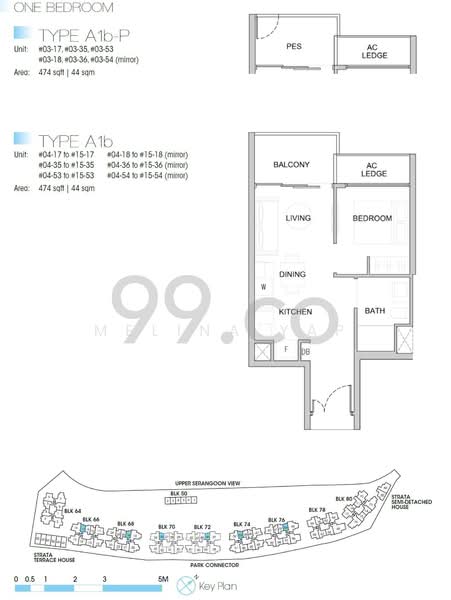 Kingsford Waterbay, 84 Upper Serangoon View, 1 Bedroom, 474 sqft, Condominium For Rent, by Melina Yap, 25081513 - PropertyGuru.com.sg