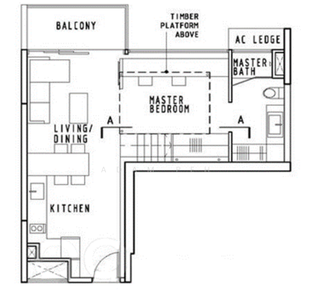 The Hillier, 6 Hillview Rise, 1 Bedroom, 560 sqft, Condominium For Rent, by Adam Peh, 25082213 - PropertyGuru.com.sg