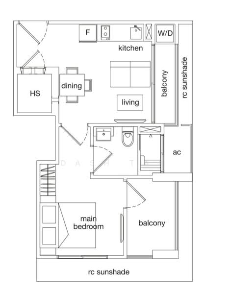 Leicester Suites, 10 Leicester Road, 1 Bedroom, 463 sqft, Condominium For Rent, by Dash Tan, 25082938 - PropertyGuru.com.sg