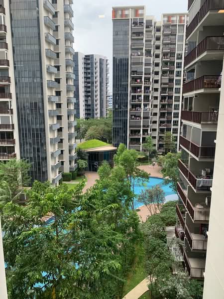 Lakeville, 9 Jurong Lake Link, 3 Bedrooms, 872 sqft, Condominium For Rent, by Amos Chew, 25090685 - View from Living Room - PropertyGuru.com.sg