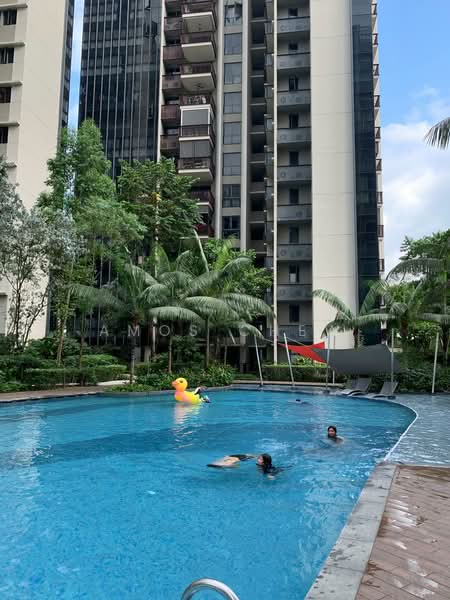 Lakeville, 9 Jurong Lake Link, 3 Bedrooms, 872 sqft, Condominium For Rent, by Amos Chew, 25090685 - Swimming Pool in front of the block - PropertyGuru.com.sg