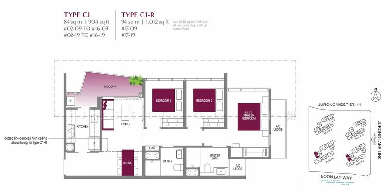 Lake Grande, 8 Jurong Lake Link, 3 Bedrooms, 904 sqft, Condominium For Rent, by Jessie Qi 期小姐, 25099917 - PropertyGuru.com.sg