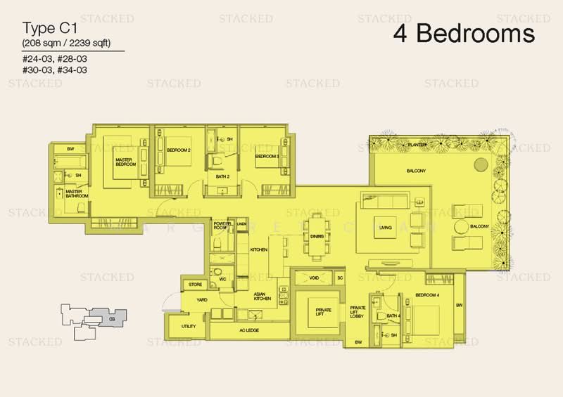 Centennia Suites, 100 Kim Seng Road, 4 Bedrooms, 2,217 sqft, Condominium For Sale, by Margaret Chan, 25100512 - PropertyGuru.com.sg