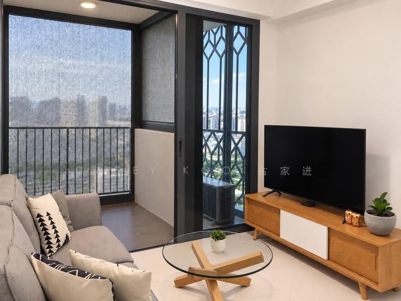 Gem Residences, 3 Lorong 5 Toa Payoh, Balestier / Toa Payoh, 1 Bedroom, 484 sqft, Condominium For Rent, by Casey Koo 古家进, 25105775 - Living Room - PropertyGuru.com.sg