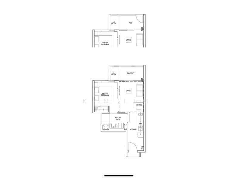 Riverfront Residences, 41 Hougang Avenue 7, 1 Bedroom, 463 sqft, Condominium For Rent, by Ken Lim, 25107206 - PropertyGuru.com.sg